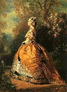 Franz Xaver Winterhalter The Empress Eugenie oil